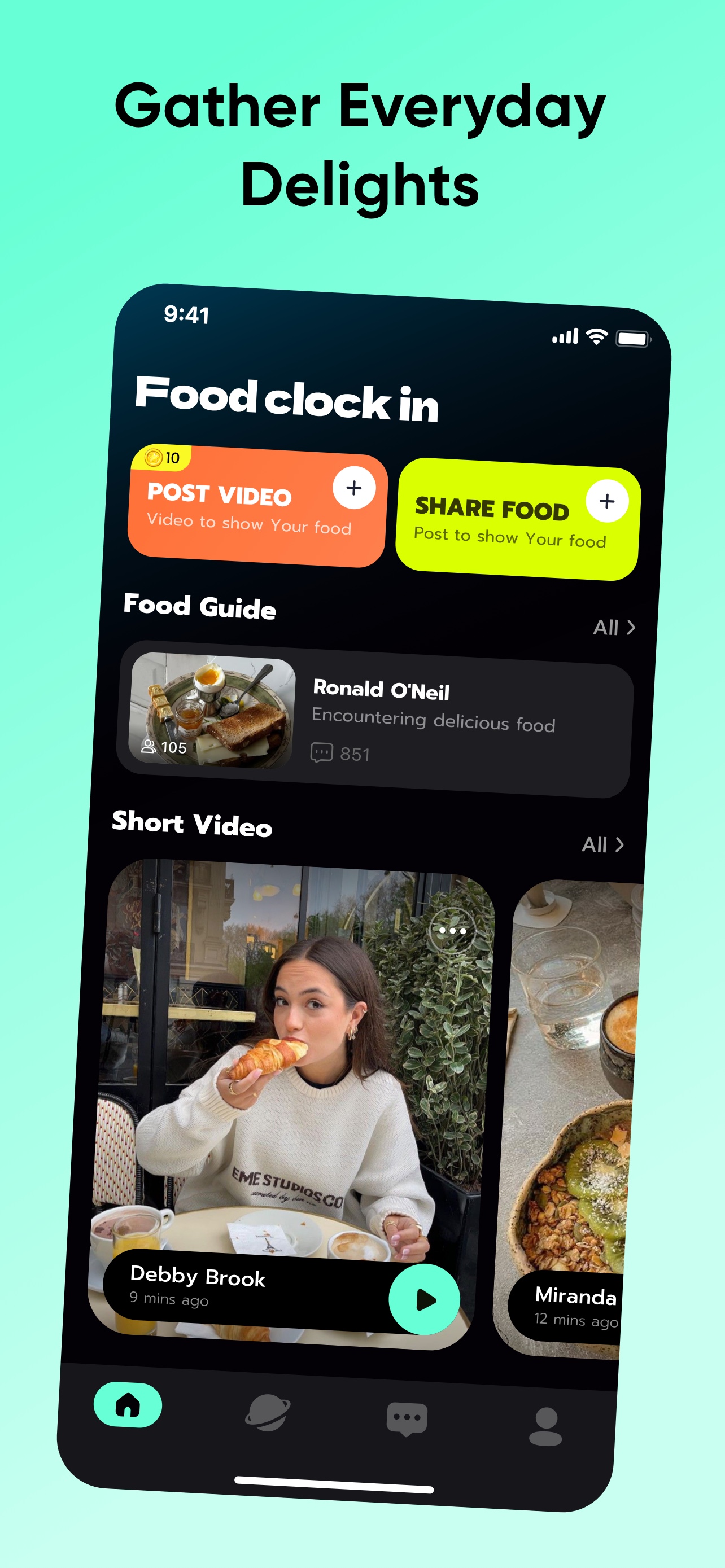 Savor feed screenshot